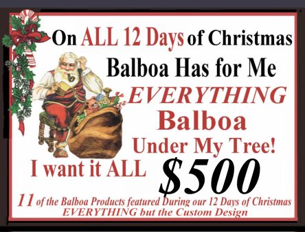 I Want it ALL.  Everything Balboa!