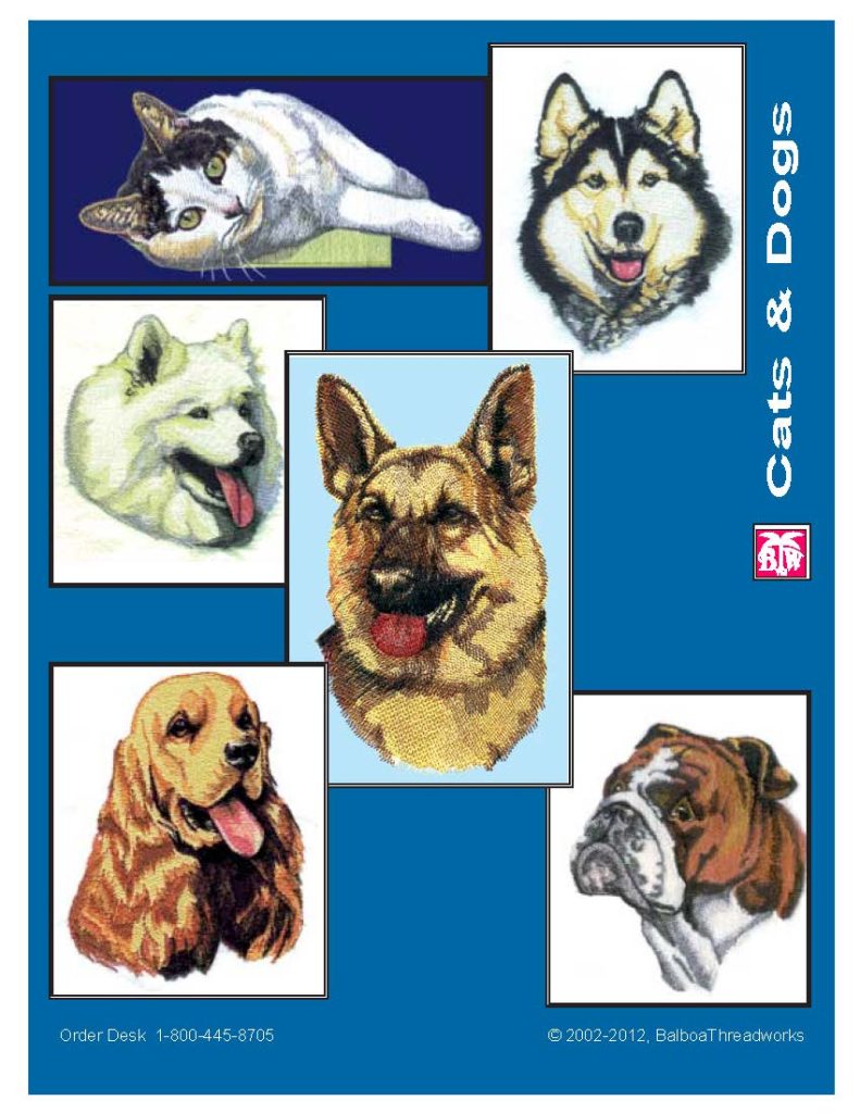 Dog and Cat Catalog Pages