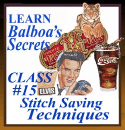 Webinar Class #15, Stitch Saving Techniques