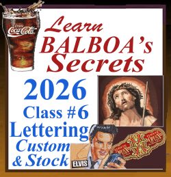 Class #6 , 2026 Lettering, Custom and Keyboard