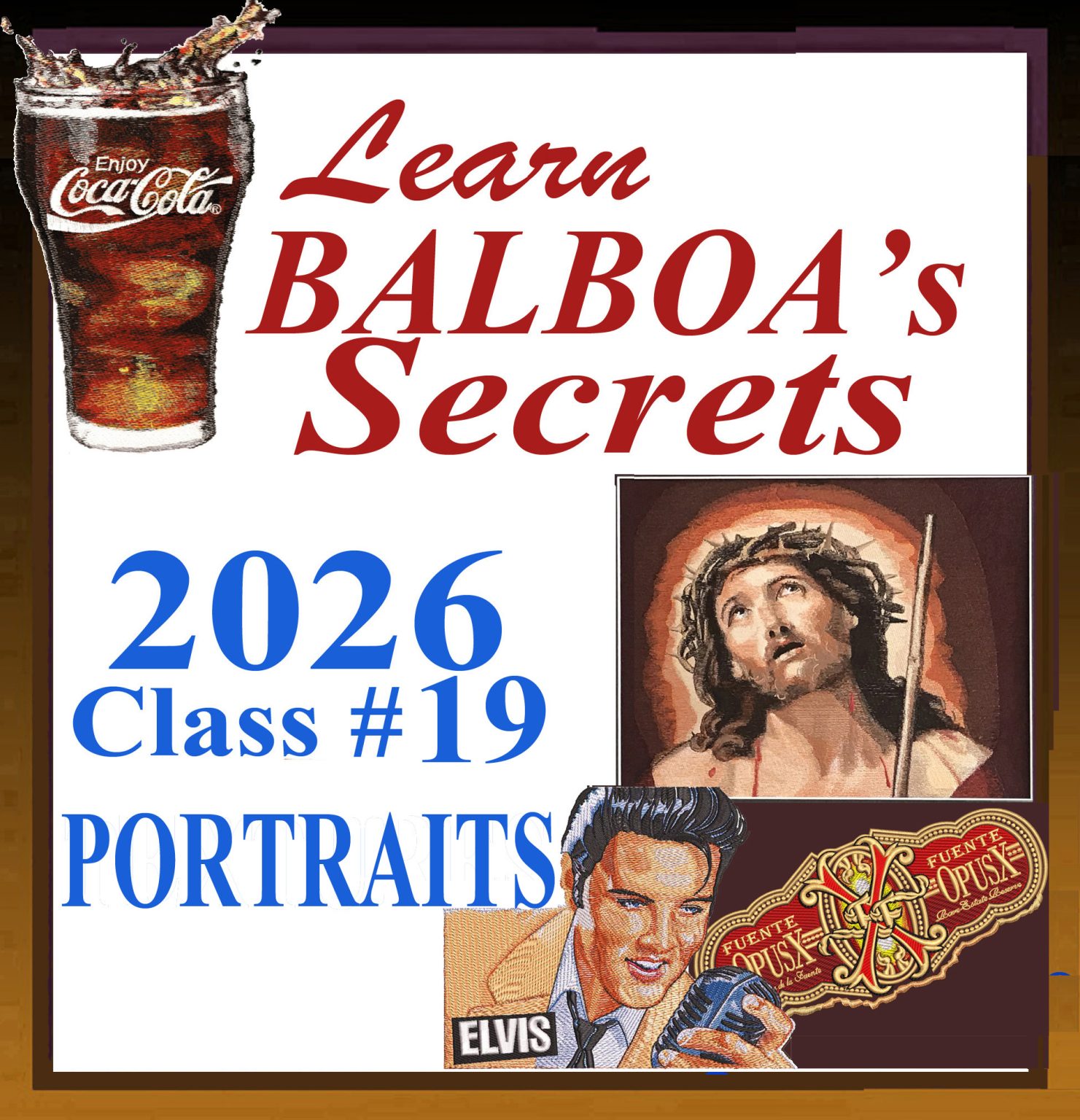 2026 Class #19 Portraits - Balboa Threadworks & Learn to Digitize