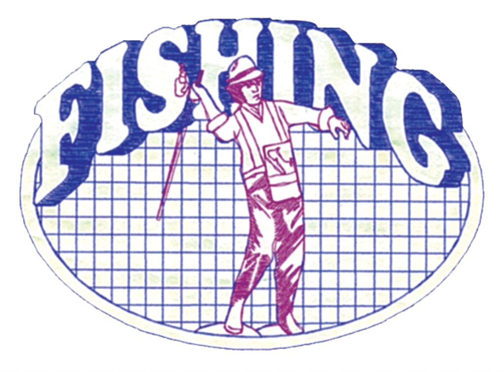 Fishing - Oval Quilt 2 Color