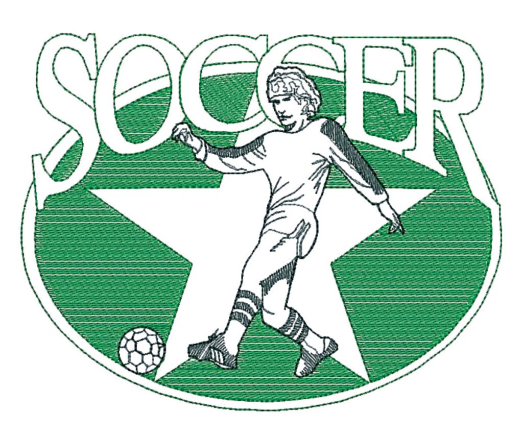 Soccer Oval Star - S