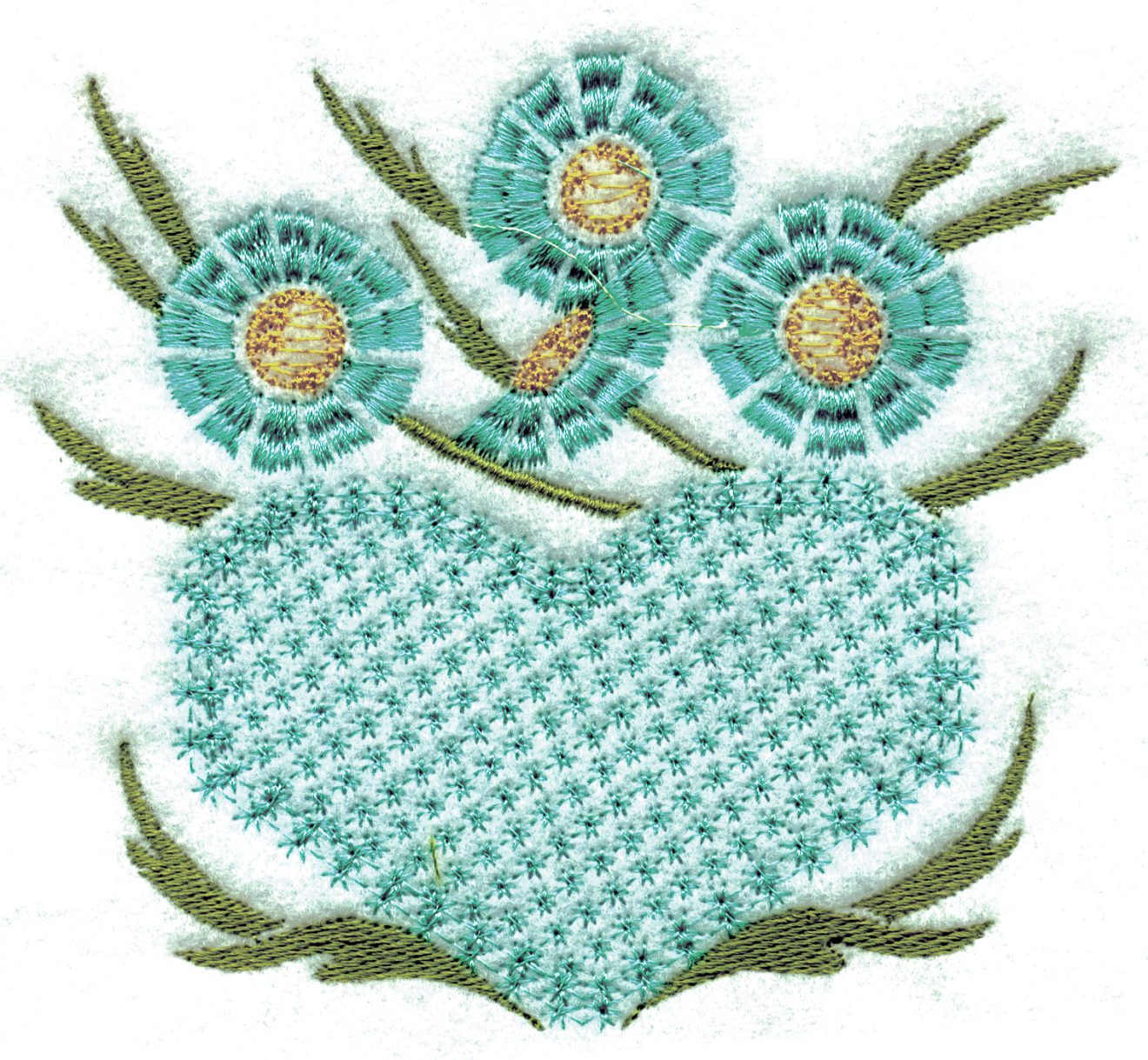 Heart & Flowers - Balboa Threadworks & Learn to Digitize