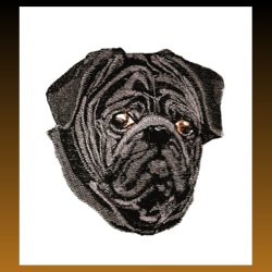 Black Pug Head